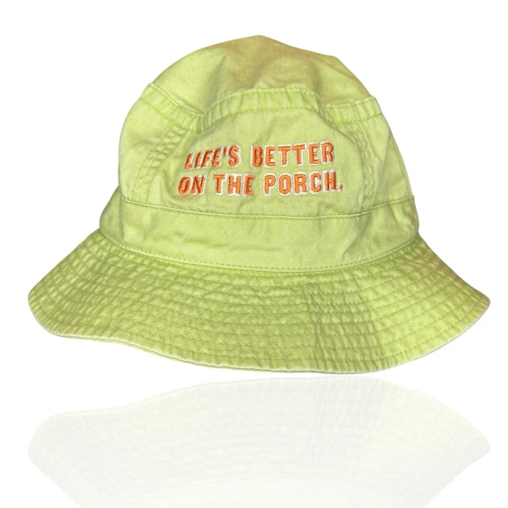 Starbucks Bucket Hat Green Denim Material Unisex‎ By Adams VTG Y2K Rare